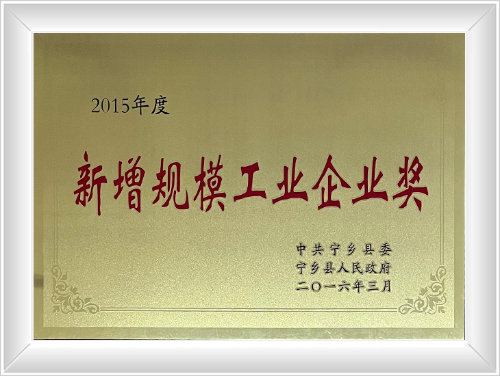 新增規(guī)模工業(yè)企業(yè)獎(jiǎng)