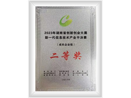 創(chuàng)新創(chuàng)業(yè)大賽二等獎獎牌